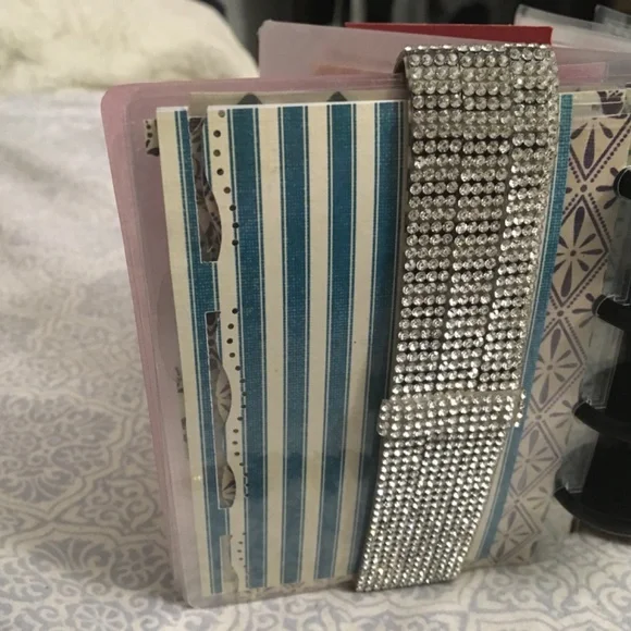 Adjustable bling disc bound/planner belly band - Picture 2 of 6